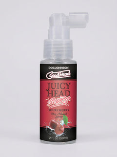 GoodHead Juicy Head Sours Dry Mouth Salivating Spray in Sour Cherry flavour, 59ml pump bottle
