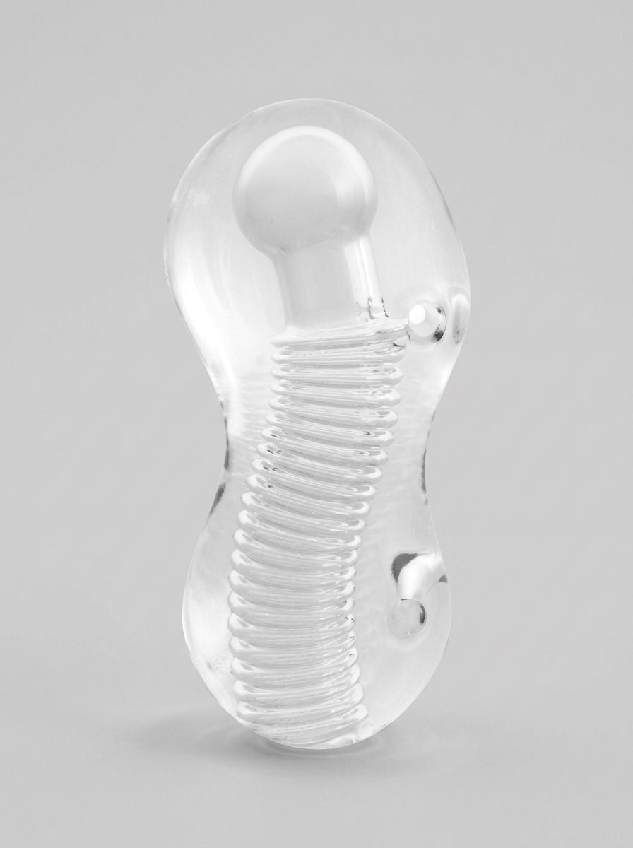 Wave Sucker Stroker Male Masturbator Transparent by Me You Us, showcasing its exquisite design and luxurious transparent TPE material, perfect for intense pleasure as a sucker stroker.