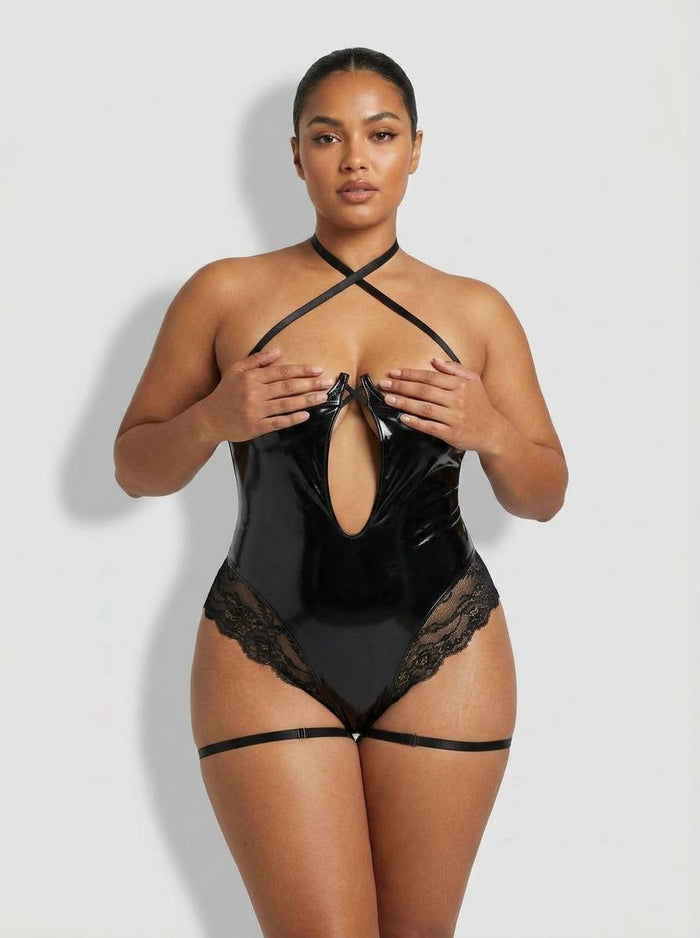 Strappy Vinyl Vibes Teddy