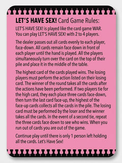 Let’s Have Sex Card Game