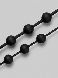 Lifestyle image of Large Silicone Anal Beads for Advanced Play in 3 Sizes by Scandals, enhancing the experience of sensual play.
