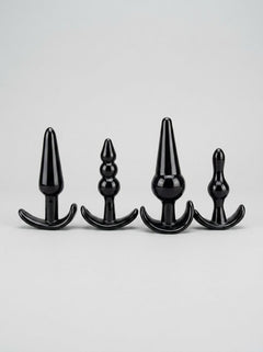 Loving Joy Butt Plug Beginner Training Kit - Black/Purple