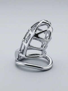 Impound Gladiator Male Chastity Device with 3 Base Rings & Padlock