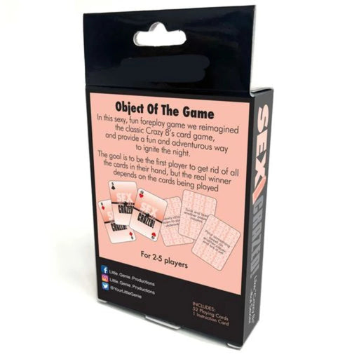 Sex Crazed Card Game Dice Sets & Games Little Genie (ABS) 