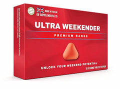 GB Supplements Ultra Weekender Premium herbal food supplement tablets, 10-pack, designed as aphrodisiacs and natural enhancers.