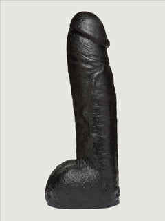 Doc Johnson Vac U Lock Dildo Code Black Hung Black