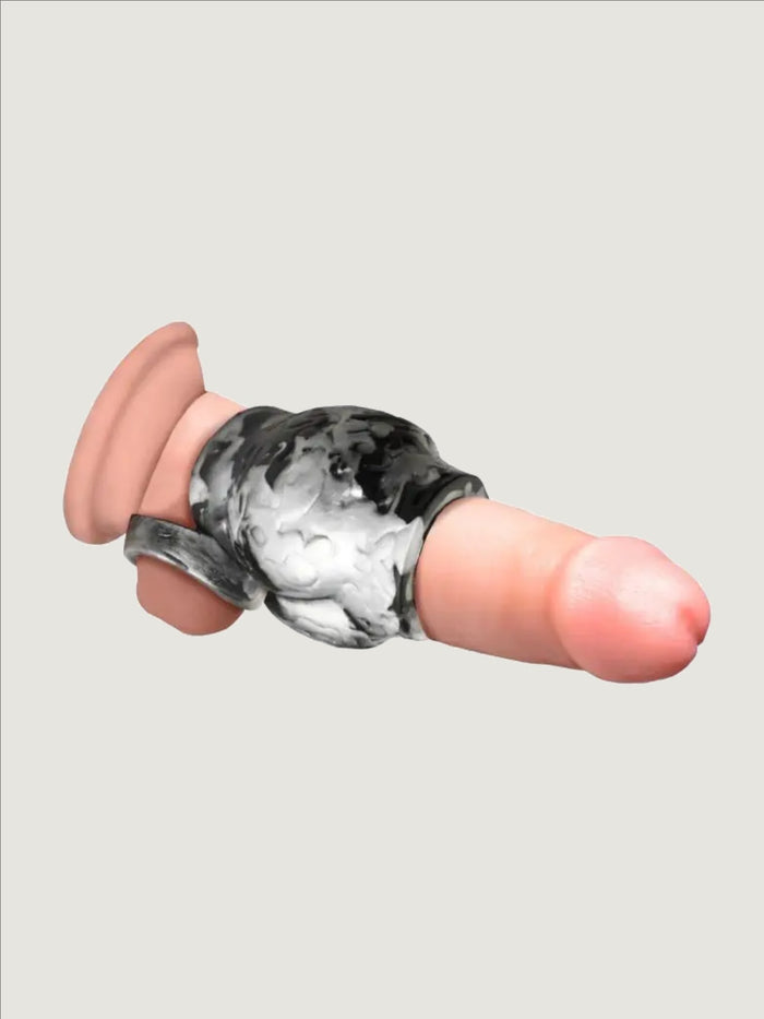 Creature Cocks Night Prowler Silicone Girth Enhancer with Ball Strap