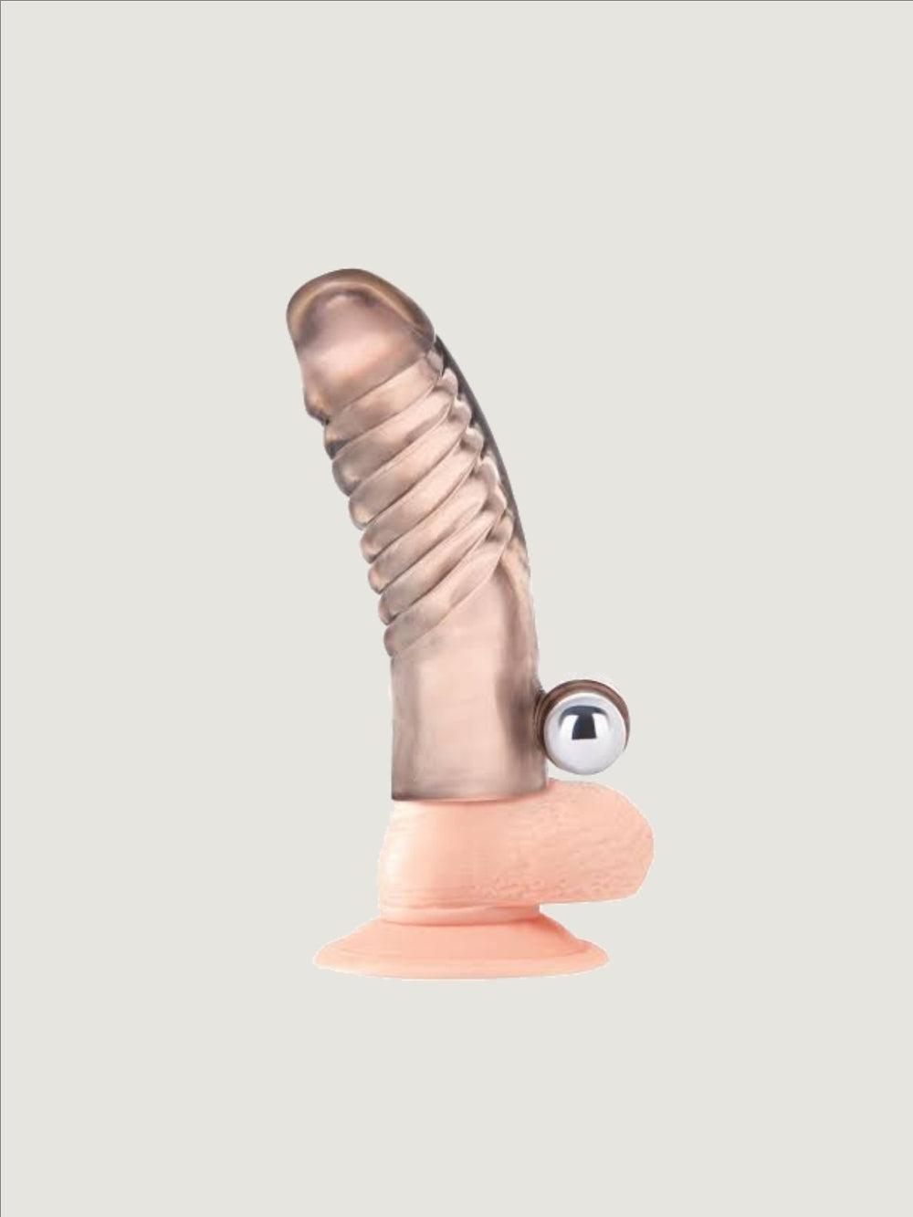 Blueline 5.25inch Vibrating Penis Enhancing Sleeve Extension