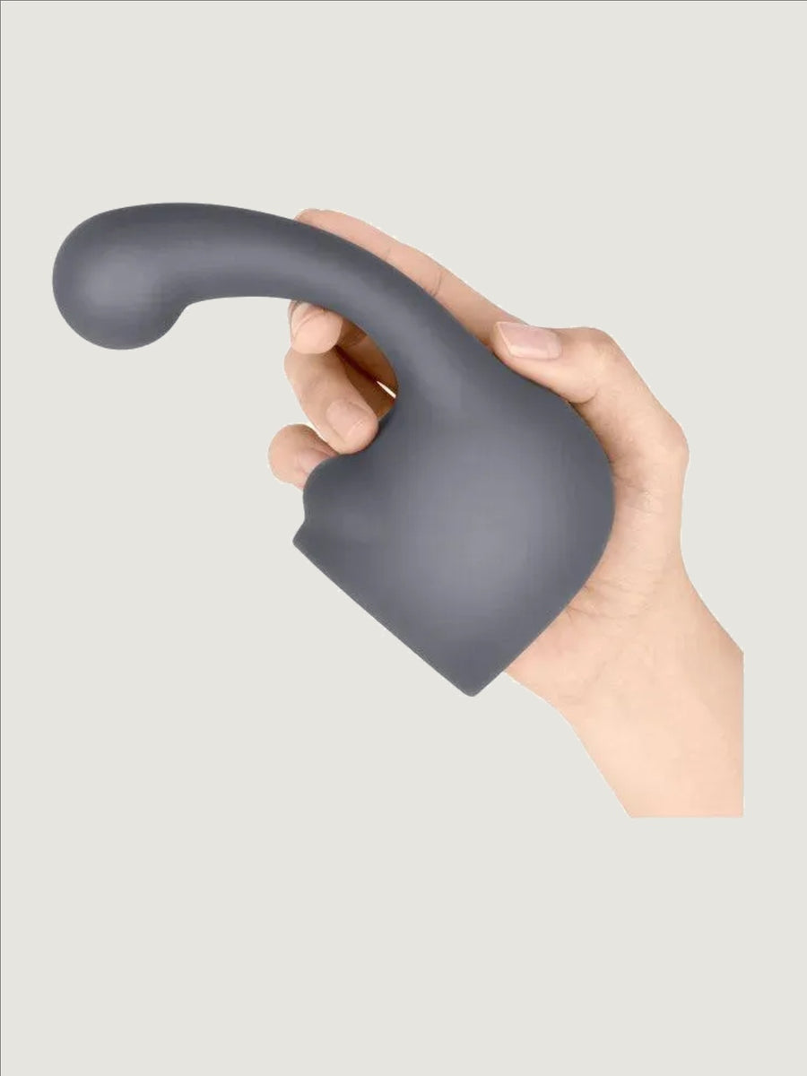 Le Wand Curve Weighted Silicone Attachment Grey