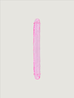 LOVING JOY Realistic 12 Inch Double Dildo TPE - Dual-Ended Pleasure