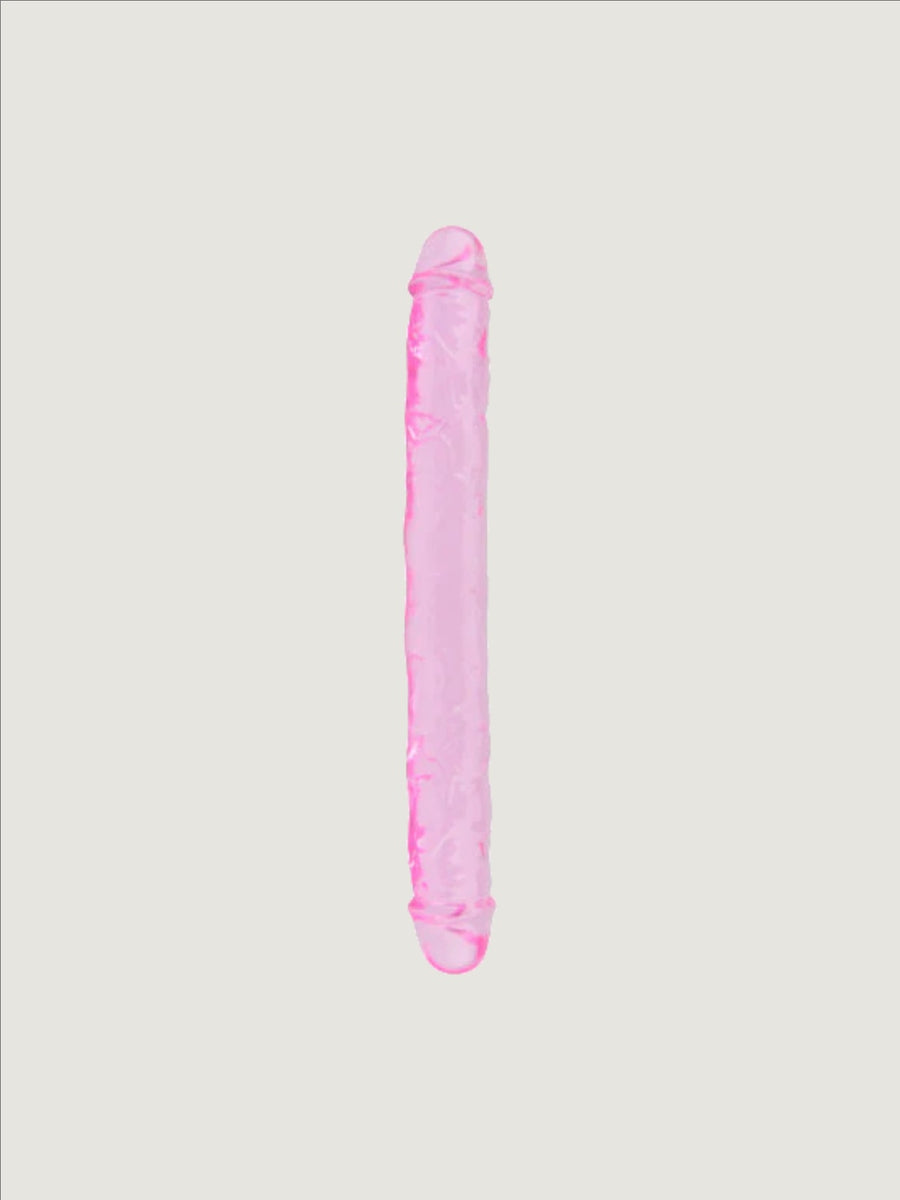 LOVING JOY Realistic 12 Inch Double Dildo TPE - Dual-Ended Pleasure