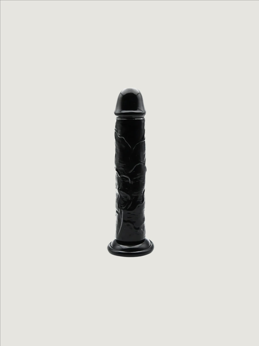 Realistic Black Suction Cup Dildo - Realistic TPE Design for Ultimate Pleasure