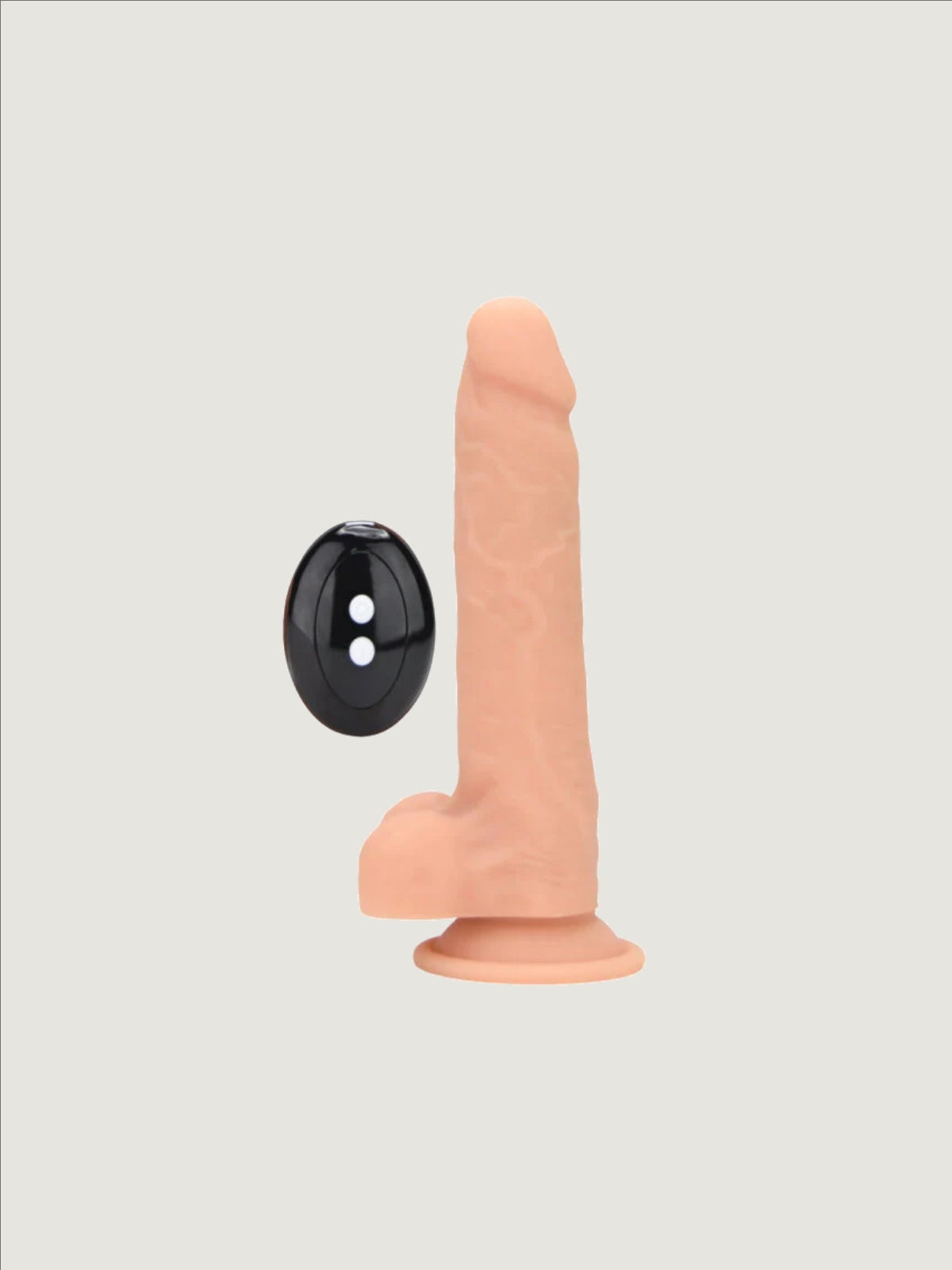 Loving Joy 7.5″ Remote Gyrating & Vibrating Silicone Dildo