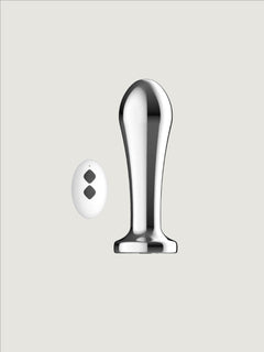 Toosh 10 Speed Remote Controlled Metal Vibrating Anal Plug - Aluminium Alloy Design