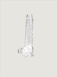 Crystal Clear Realistic Jelly Dong with Balls by Loving Joy