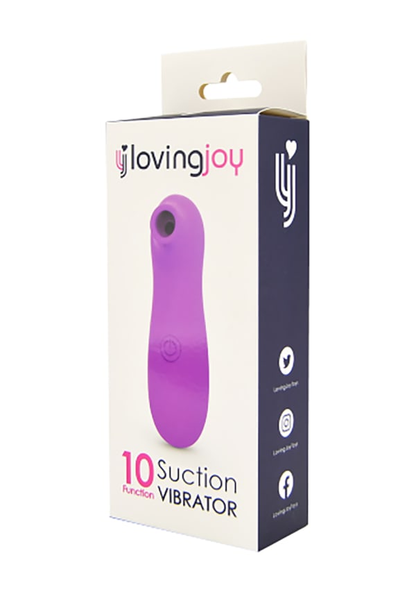 10 Function Clitoral Suction Vibrator with Airwave Pressure Technology for Intense Stimulation