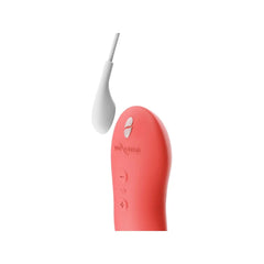 We-Vibe Touch X Rumbly Multi-Purpose Clitoral Vibrator side profile in luxury product photography