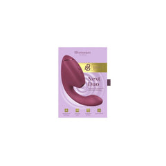 Womanizer Next Duo product packaging on a white background