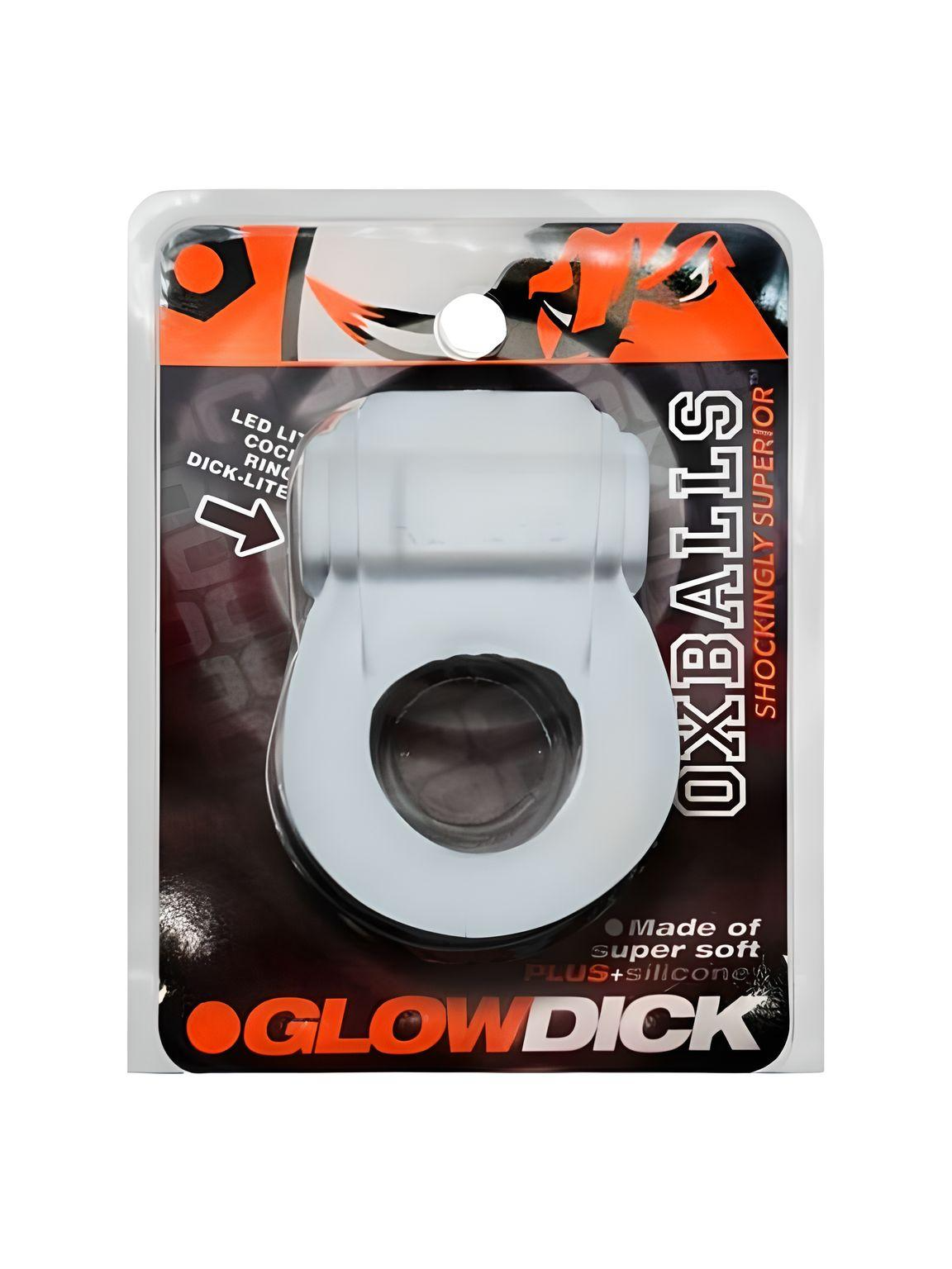 Glowdick LED Clear Ice Cockring - Illuminate Your Intimate Moments!