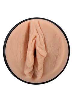 Close-up image of Kylie Rocket's realistic ULTRASKYN vagina within the Main Squeeze Stroker, designed for indulgent pleasure.
