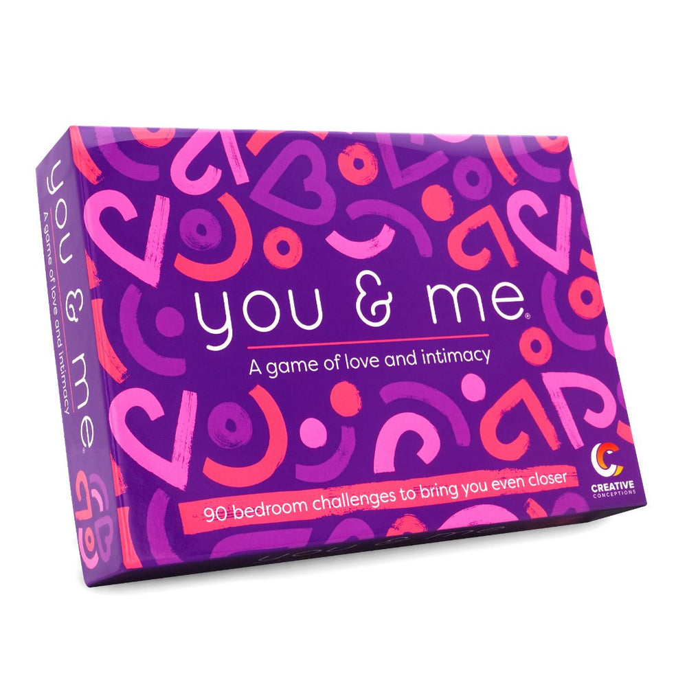You & Me luxury couples board game featuring beautifully designed packaging and elements for a romantic evening.