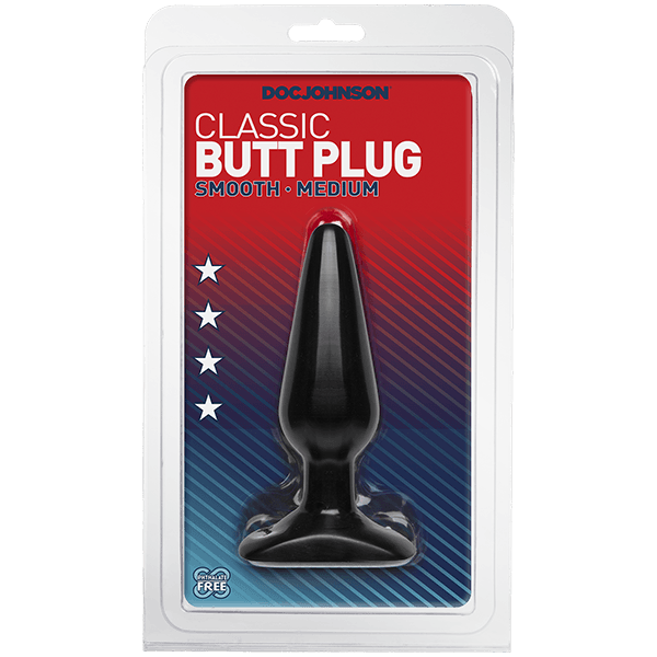 Doc Johnson Classic Medium Butt Plug-5.5"