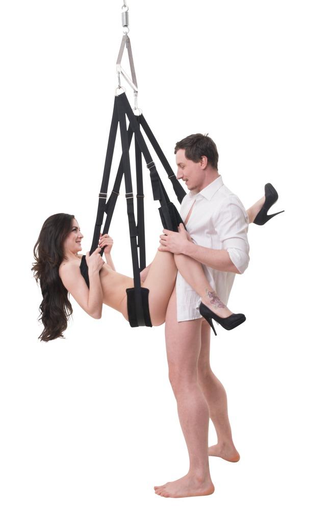 Orion Love Swing with padded seat, mounting kit, and sturdy frame, ideal for intimate furniture and swing experience.
