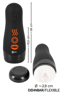 Masturbator with 3 Functions-Warming, Vibration & Suction