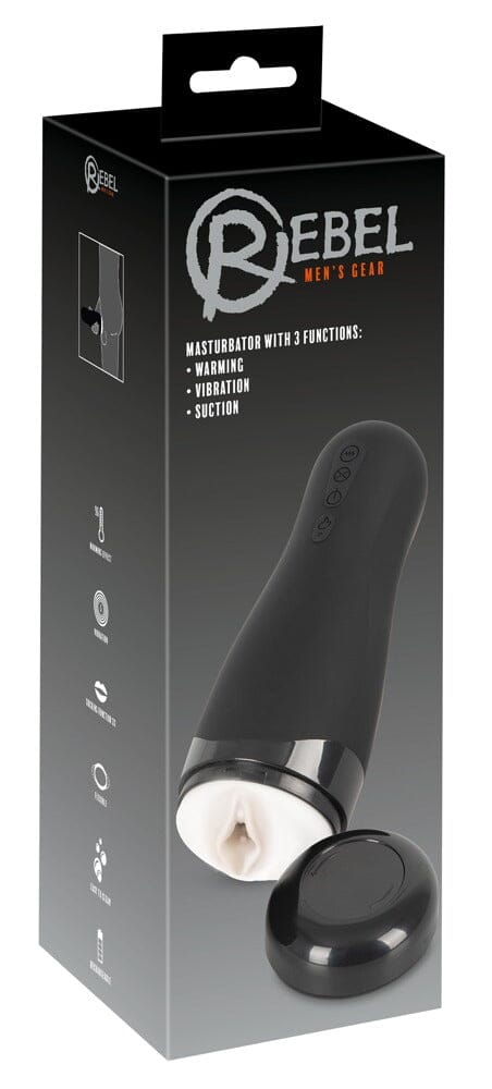 Masturbator with 3 Functions-Warming, Vibration & Suction