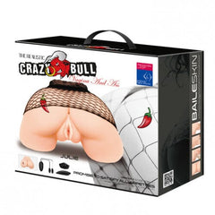 Realistic vibrating masturbator with heating