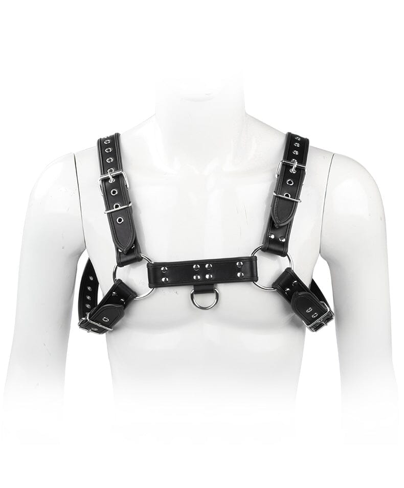 Scandals Male Chest H Harness With Edging Detail