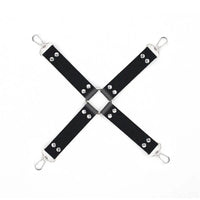 Thumbnail for a pair of black leather straps on a white background