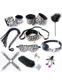 Thumbnail for a collection of animal print bondage essentials and accessories