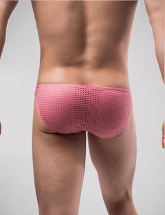 Scandals Mesh Stripe Briefs Menswear Scandals Menswear 