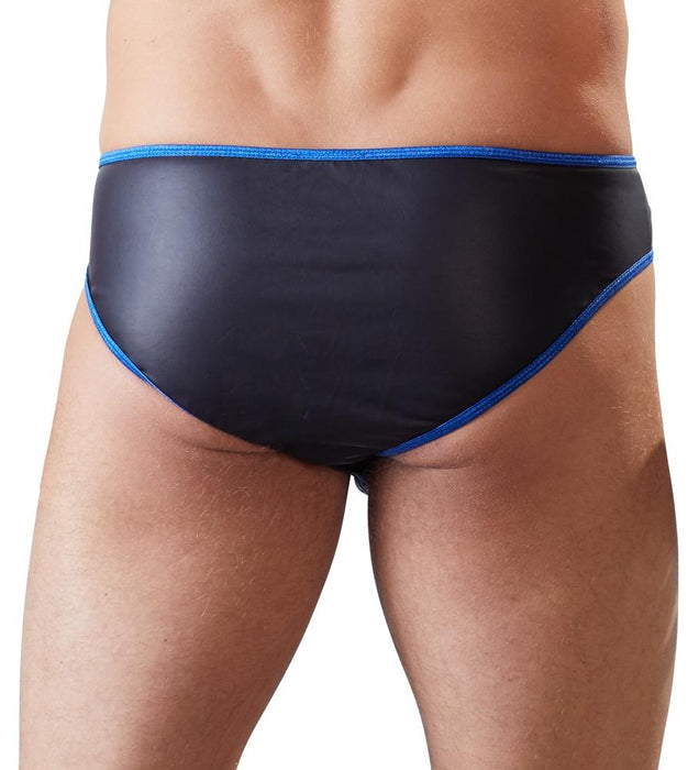 Svenjoyment Zip Front Briefs With Red or Blue