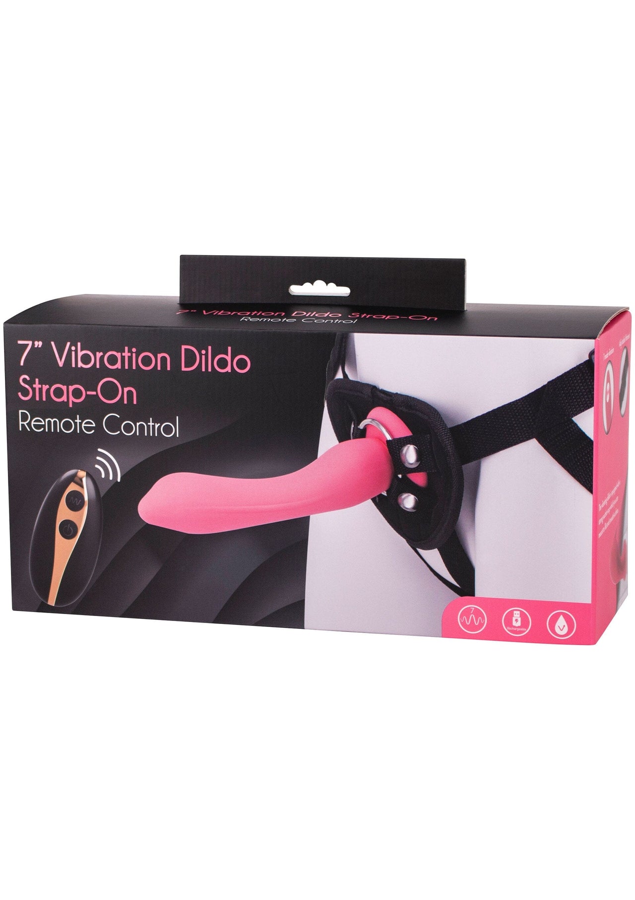 Vibration Dildo Strap-On 7 inch