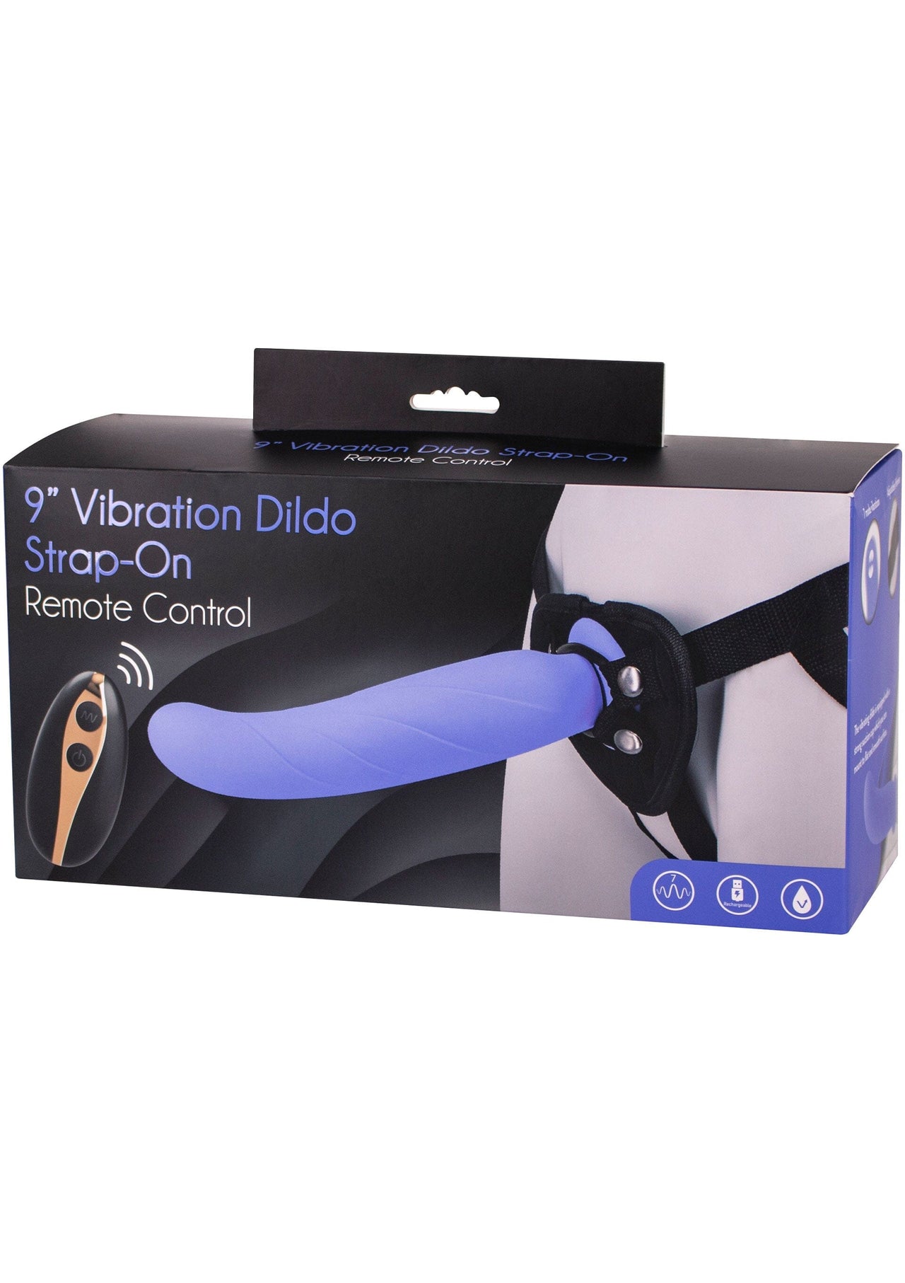 Vibration Dildo Strap-On 9 inch