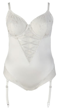 Thumbnail for White Suspender Body by Cottelli Curve