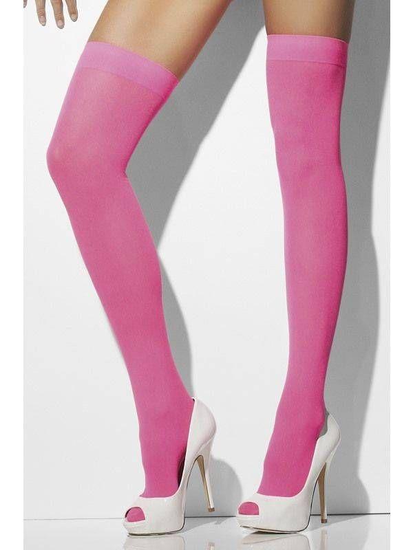 Opaque Hold-Ups Neon Pink