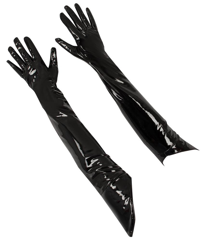 Black Level Long Vinyl Gloves