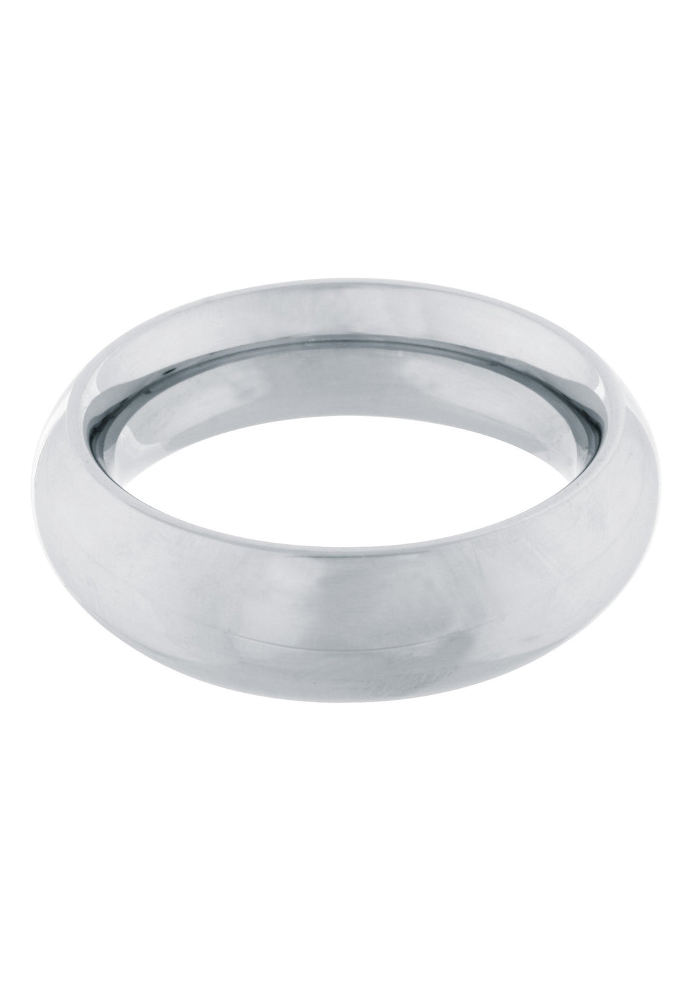 Steel Power Tools Donut Cock Ring made of metal, designed for adult pleasure, featuring a sturdy, circular design for intimate use.