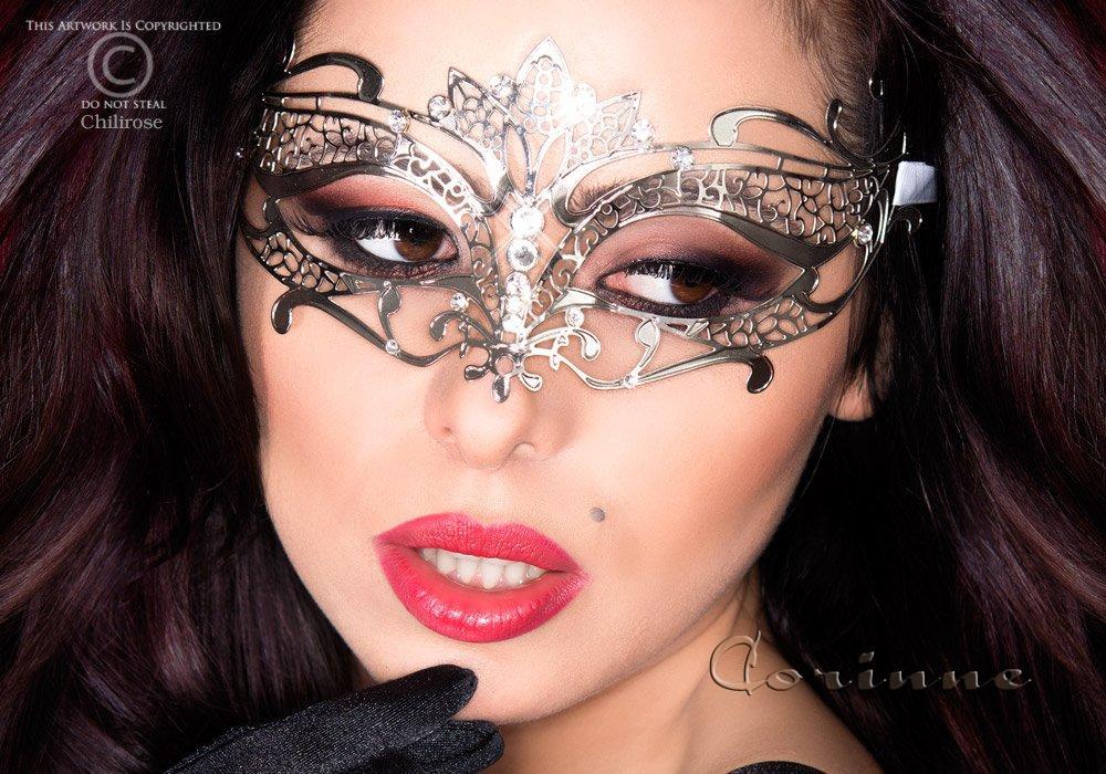 Silver Masquerade Mask