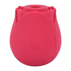 Me You Us Rosebud Silicone Clitoral Suction Vibrator with rose-shaped design and textured surface for intimate pleasure.