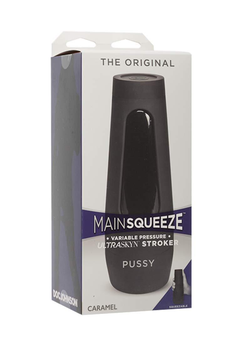 Main Squeeze The Original Pussy Ultra Stroker - Caramel