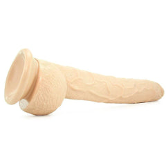 Doc Johnson Dick Rambone 17-inch extra-long dildo for penetration, showcasing realistic design and textured surface.