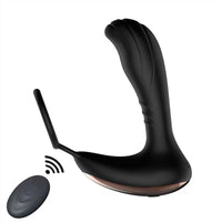 Remote Control Vibrating Prostate Massager with Cock Ring