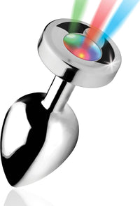 Thumbnail for Farbwechselnder LED-Analplug aus Metall