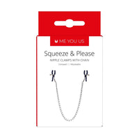 Thumbnail for Squeeze & Please Nipple Chain - Silver