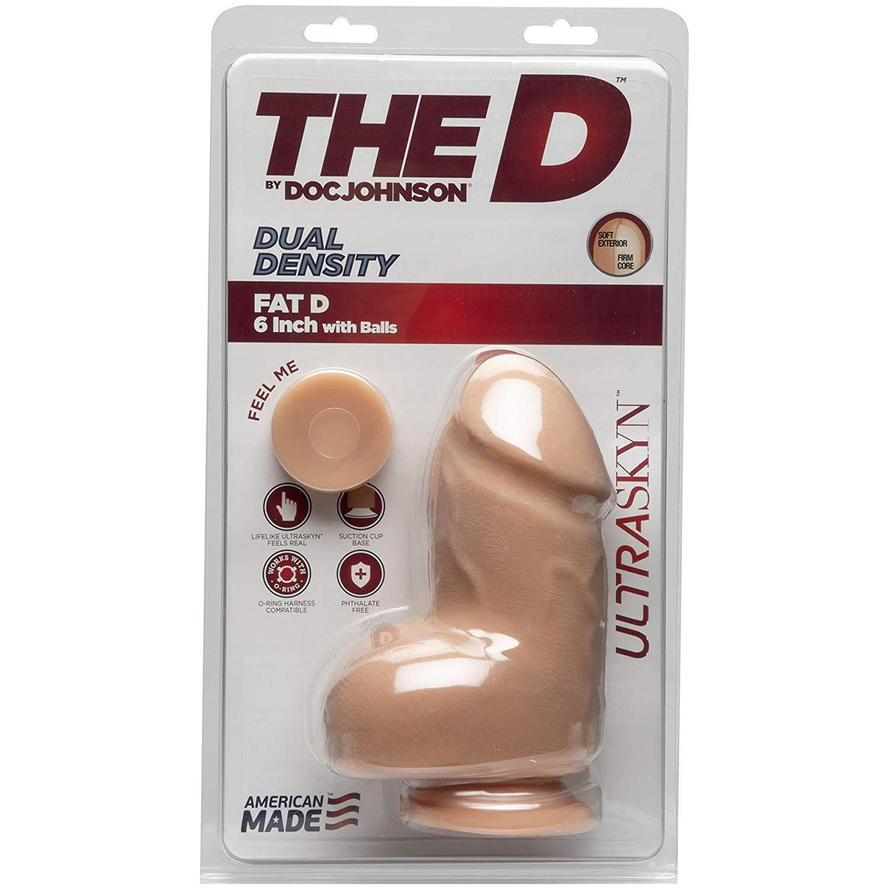 The D Fat D 6 Inch with  Balls Ultraskyn