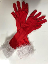 Red Santa Gloves